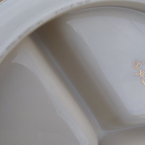 Lenox FRUITS OF LIFE Round Divided Serving Dish candy nuts jellybeans USA - Picture 15 of 16